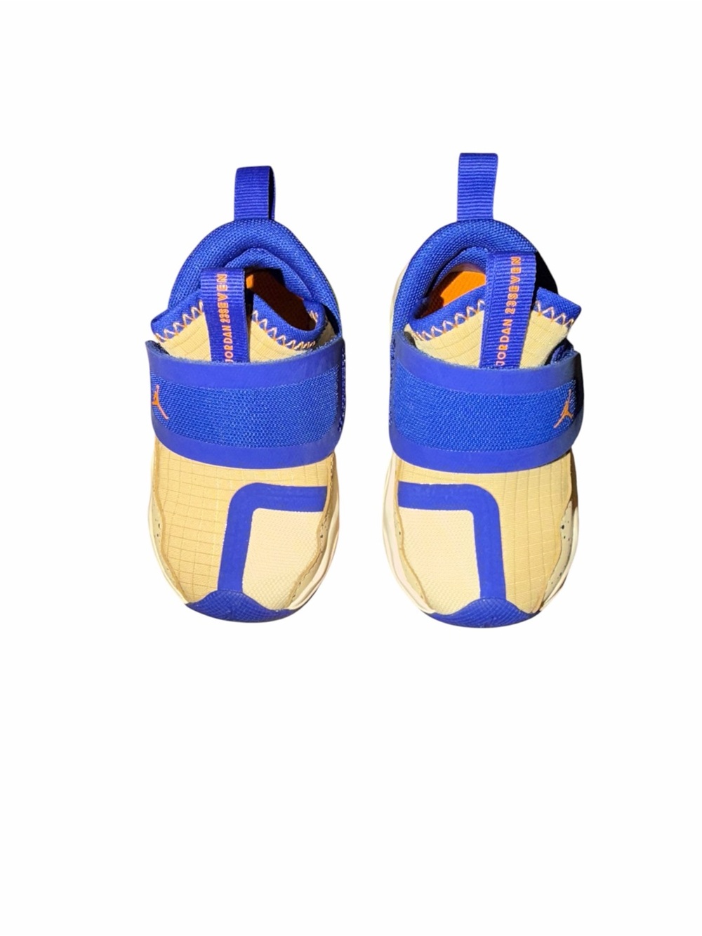 Jordan 23/7 SE Toddler Shoes Team Gold Blue Volt Orange Size 5C